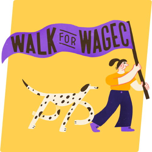 Walk for WAGEC Flag